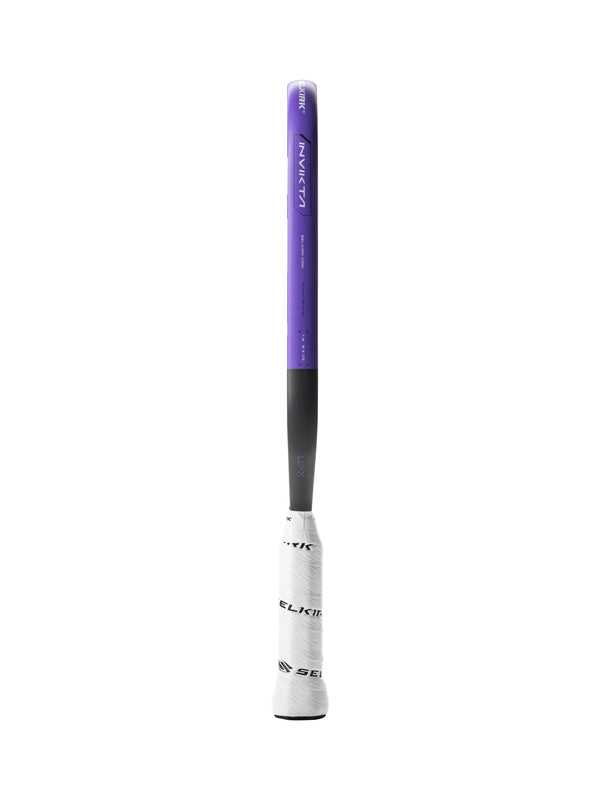 Selkirk LUXX Control Air Pickleball Paddle with InfiniGrit in the Invikta paddle shape. In blue, red, and purple.