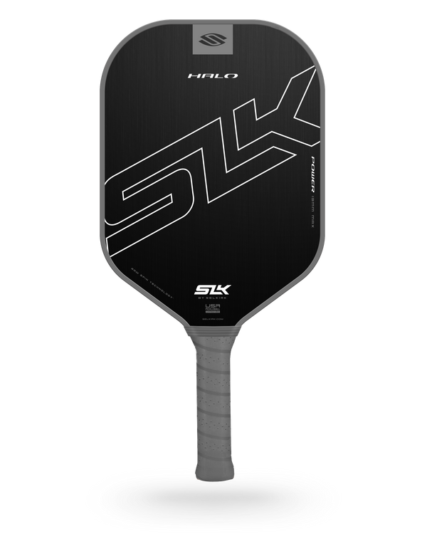 SLK HALO Power Max Pickleball Paddle by Selkirk Sport in grey.